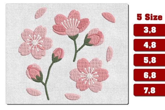 Download Cherry Blossom Machine Embroidery File - Embroidery file Collection