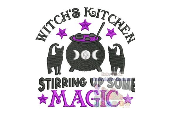 Download Witch's Kitchen Embroidery Design - Design Collection