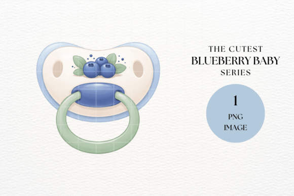 Download Blueberry Berry First Birthday Pacifier - Berry Collection