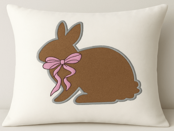 Download Easter Rabbit Applique Embroidery Design - Design Collection