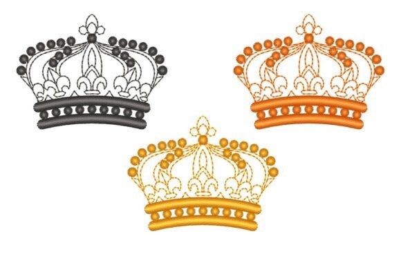 Download Royal Crown Embroidery Design - Design Collection