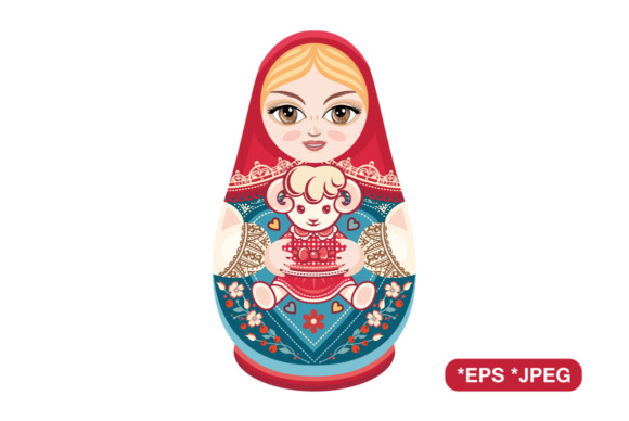 Download Matryoshka Babushka Doll Russian Souvenir. - Babushka Collection