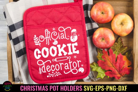 Download Christmas Baking Pot Holders SVG- PNG - Pot holders Collection