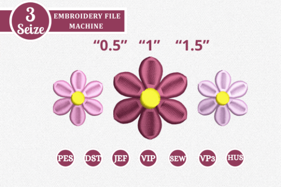 Download Mini Flower Embroidery Designe - Design Collection