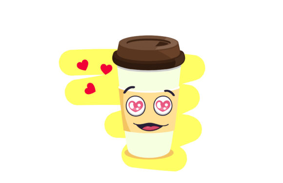 Download Valentine Coffee Cup Romantic Design - Design Collection