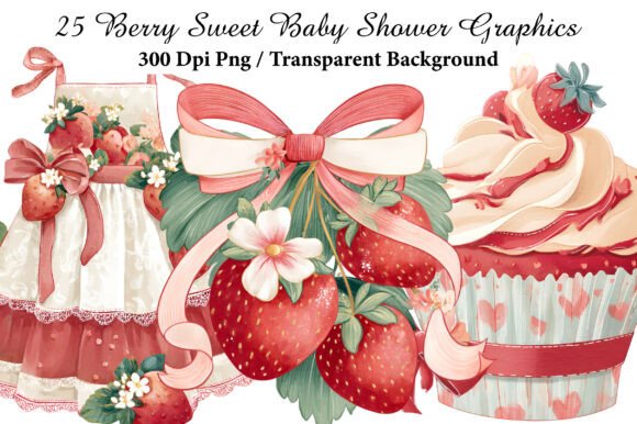 Download Berry Sweet Baby Shower Graphics Clipart - Berry Collection
