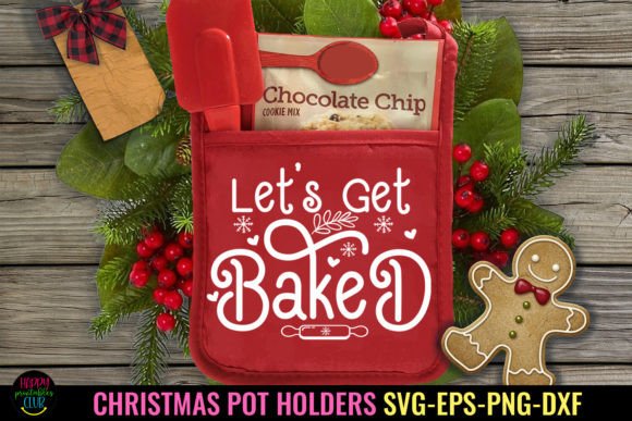 Download Christmas Baking Pot Holders SVG- PNG - Pot holders Collection
