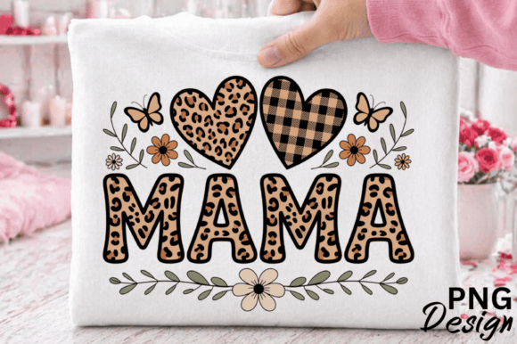 Download Mama Floral Heart PNG Design - Design Collection