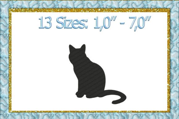 Download Cat Embroidery Design - Design Collection