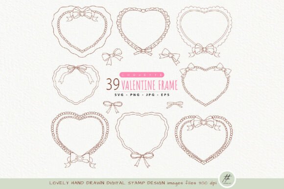 Download Coquette Valentine Frame Png - Premium Resources