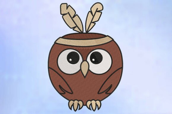 Download Tribal Owl Embroidery Design - Design Collection