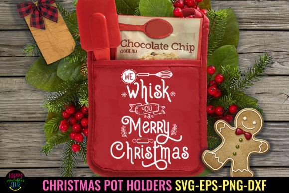 Download Christmas Baking Pot Holders SVG- PNG - Pot holders Collection