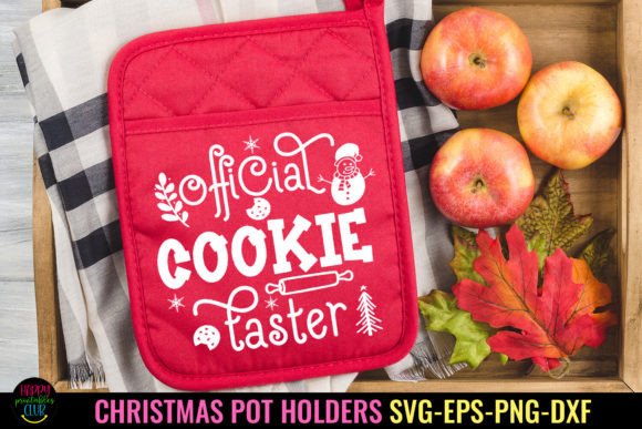 Download Christmas Baking Pot Holders SVG- PNG - Pot holders Collection