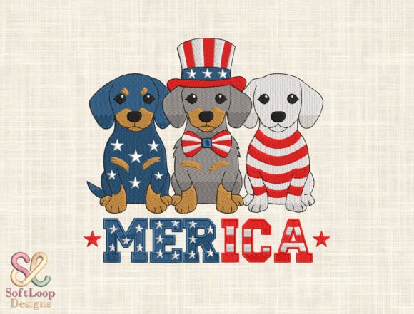 Download USA 4th of July Machine Embroidery File - Embroidery file Collection