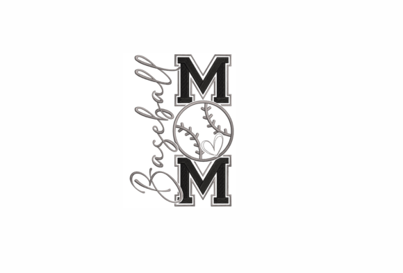 Download Baseball Mom Embroidery Design - Design Collection