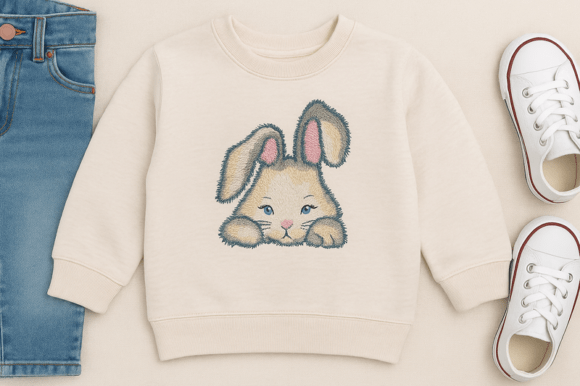 Download Cute Easter Bunny Embroidery Design - Design Collection