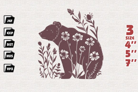 Download Mama Bear Embroidery Design - Design Collection