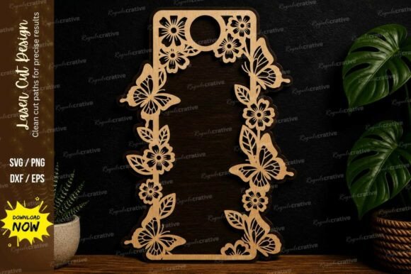 Download Floral Name Frame Design Laser Cut Svg - Design Collection
