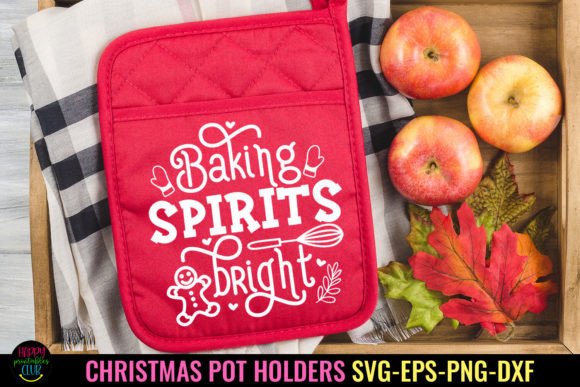 Download Christmas Baking Pot Holders SVG- PNG - Pot holders Collection