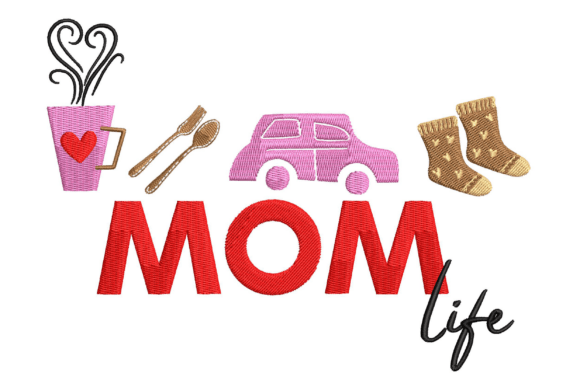 Download Busy Mom Life Design Drop-off Pick-up - Design Collection