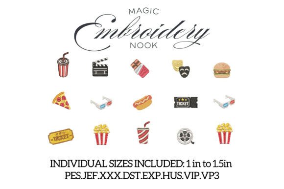 Download Mini Movie Theatre Bundle X 15 Design - Design Collection