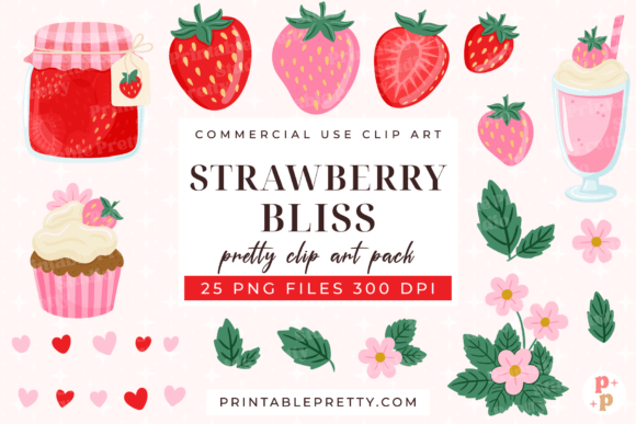 Download Strawberry Clipart PNG Pack - Berry Collection